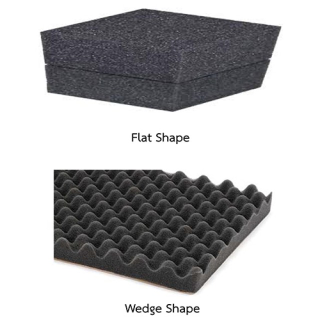 PU FOAM PANEL MODEL : FLAT SHAPE, WEDGE SHAPE